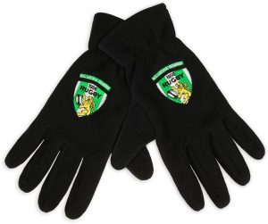 Guantes con bordado
