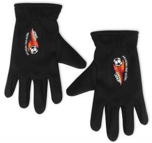 Guantes con bordado